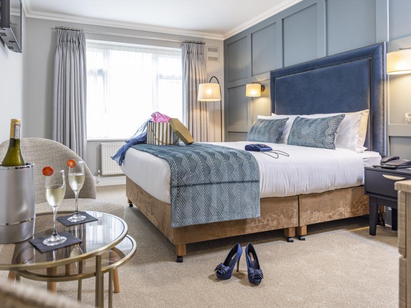 Double bedroom at Sandymount Hotel